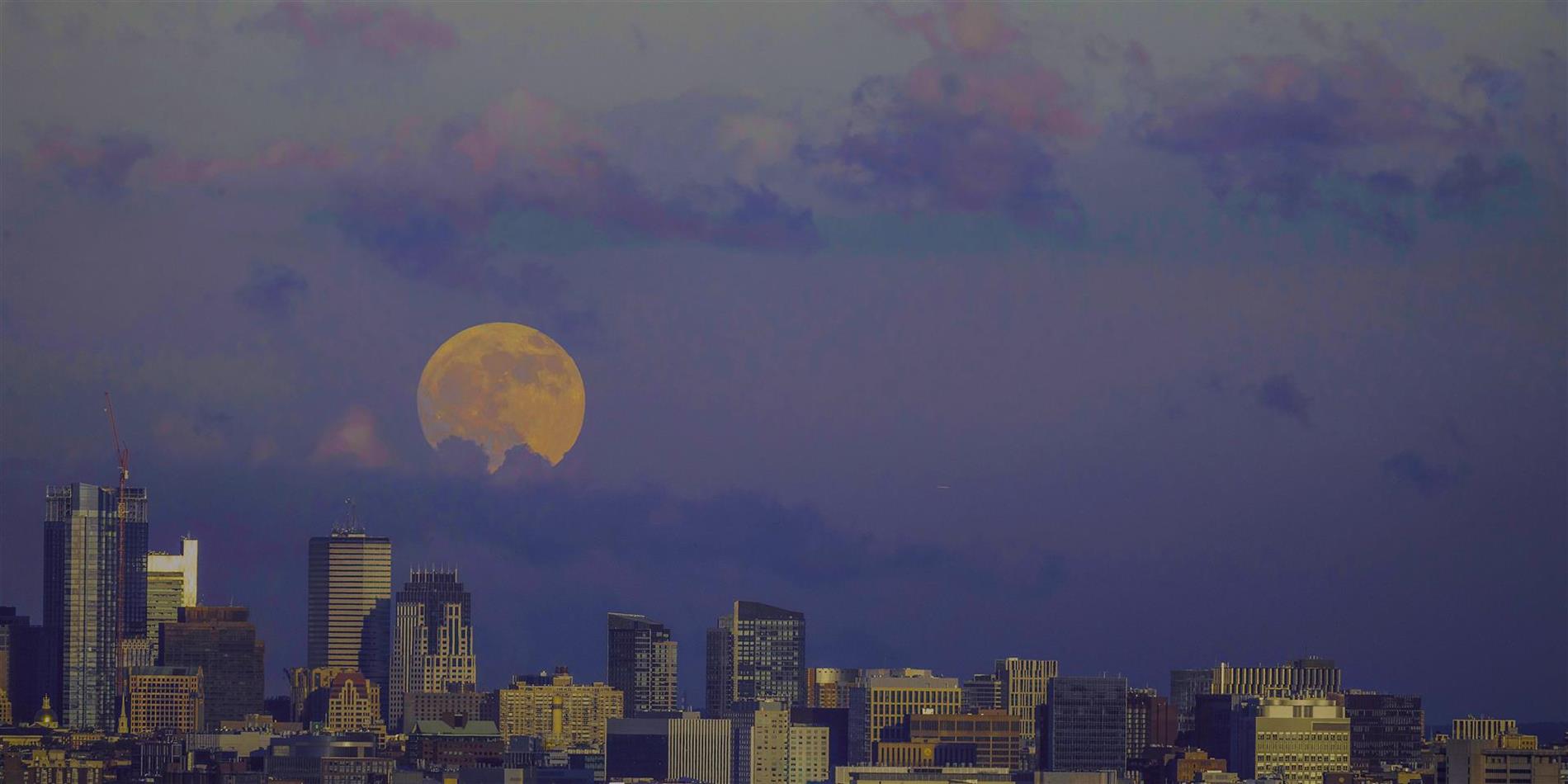 Moon Over Boston - Honorable Mention