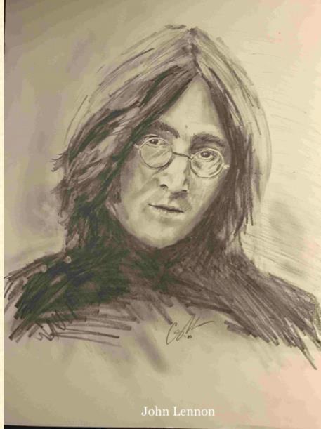 Portrait of John Lennon - 