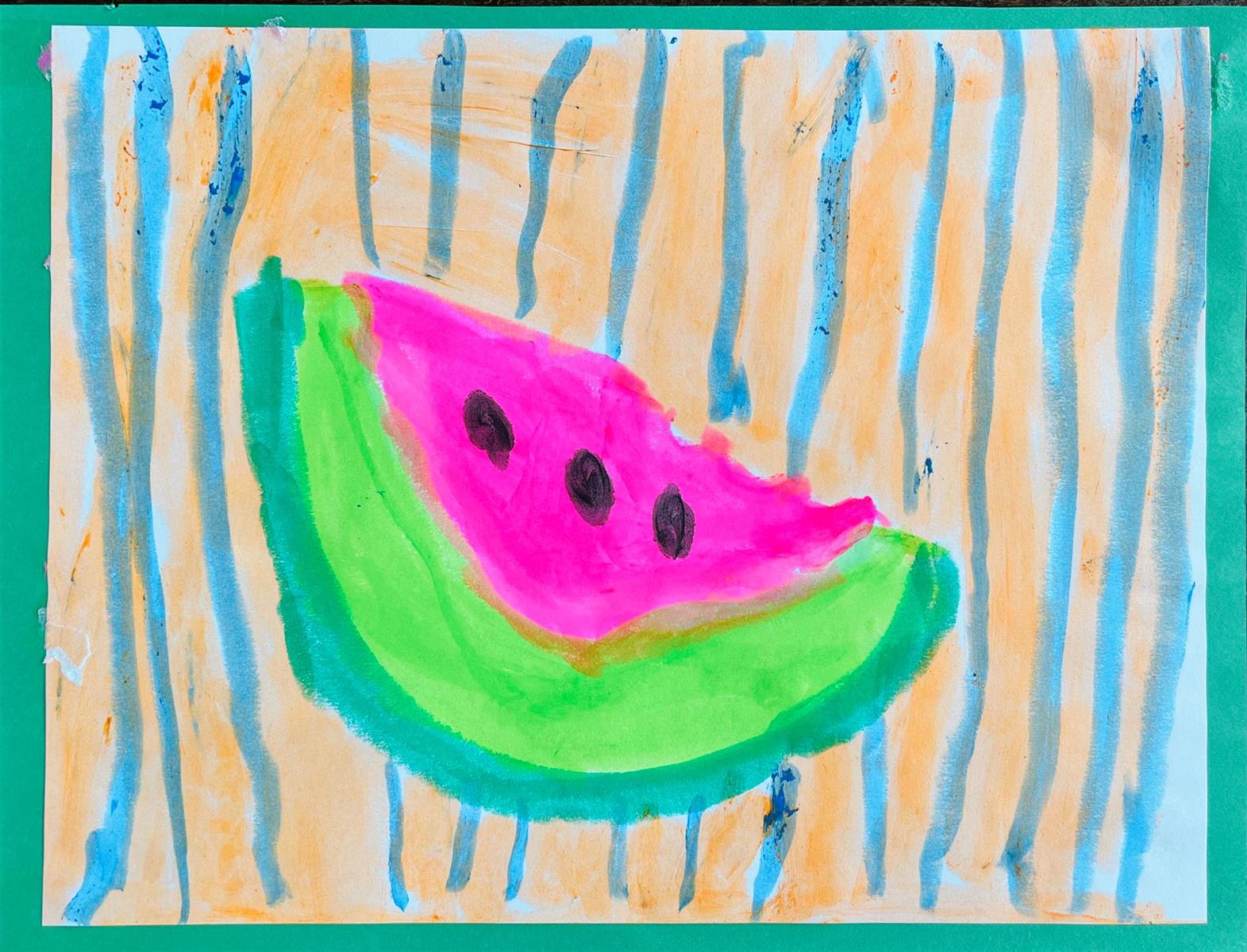 Summer Snack by Hadley Letourneau , Pembroke , MA - 1st Place Pre-K - Kindergarten